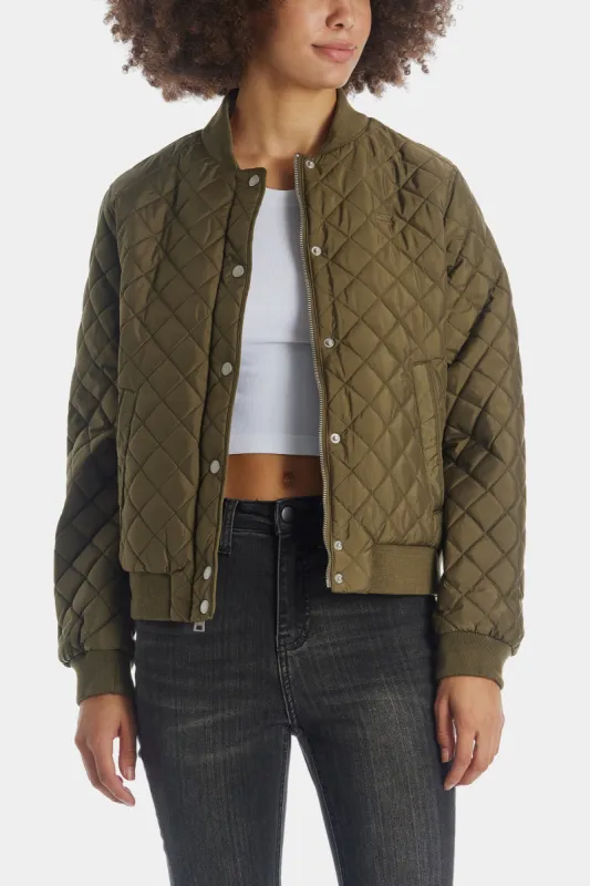 Sherpa Lined Quilted Bomber sold by Lord & Taylor
