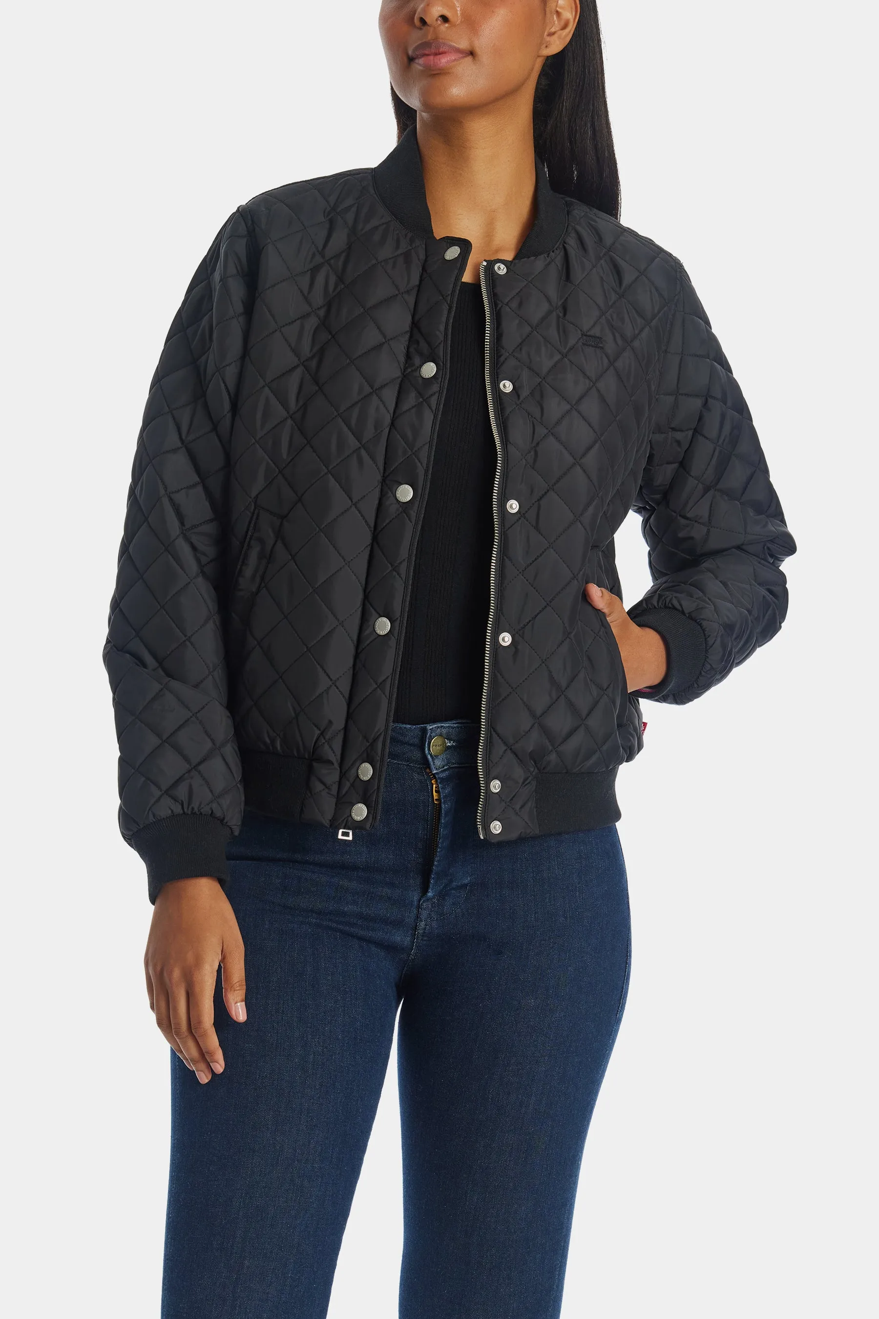 Sherpa Lined Quilted Bomber sold by Lord & Taylor product image thumbnail 3