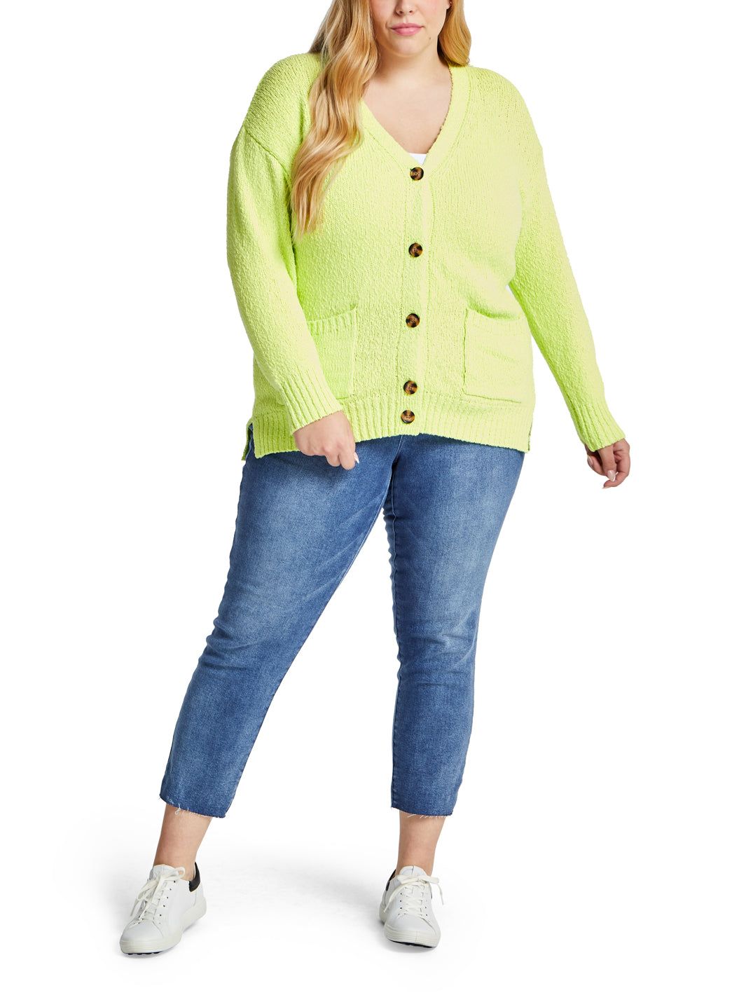 Drop Shoulder Cardi sold by Lord & Taylor