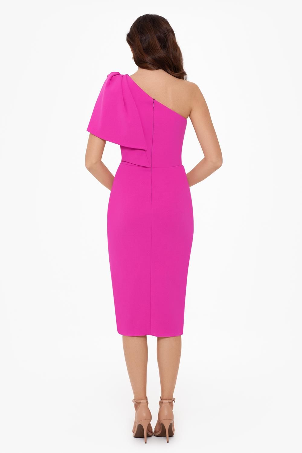 One Shoulder Ruffle Hem Dress sold by Lord & Taylor product image thumbnail 3