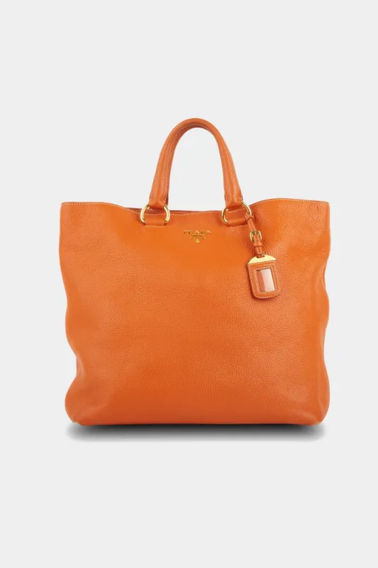 Vitello Daino No Strap Two-Way Tote Bag sold by Lord & Taylor