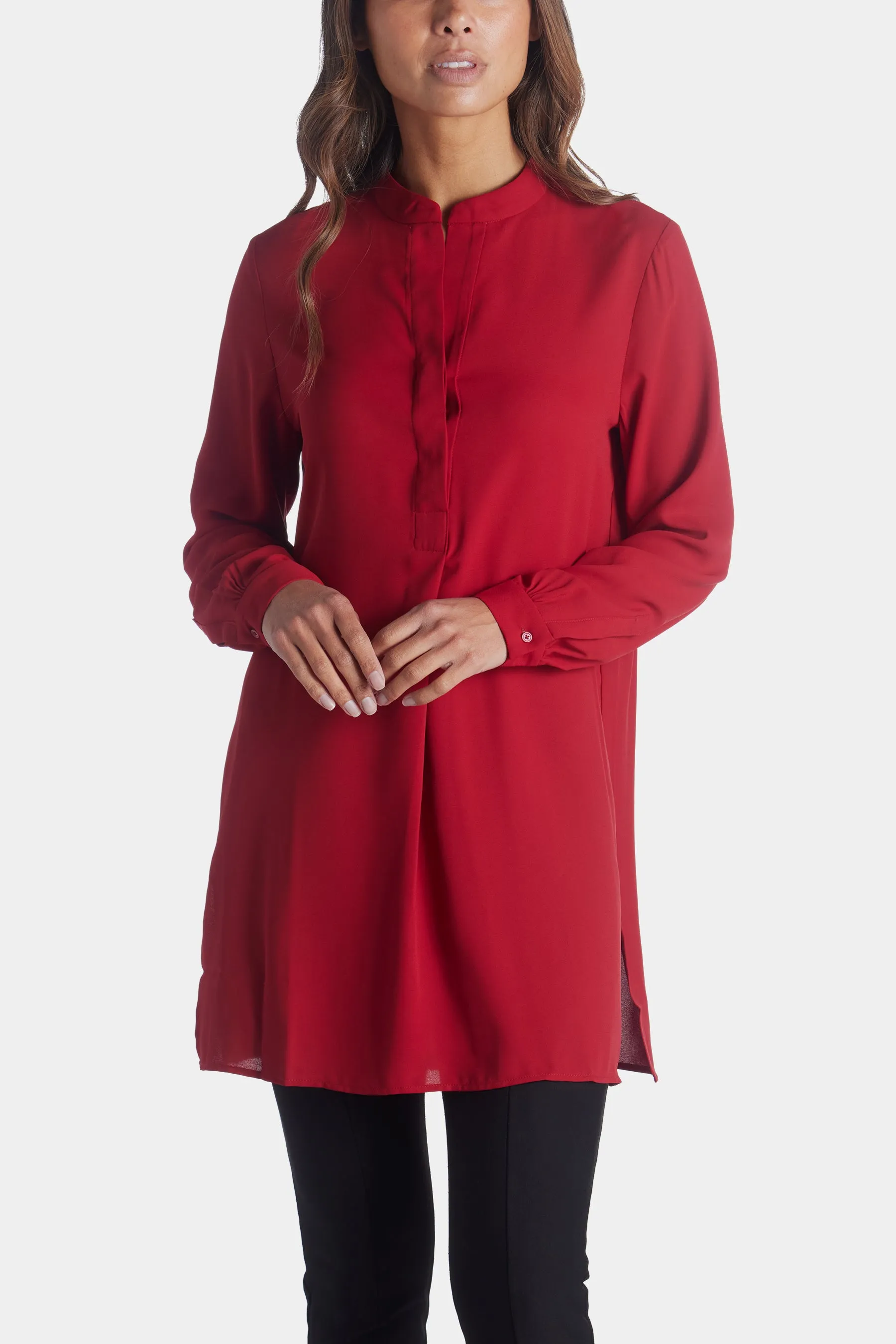 Long Sleeve Pop-Over Tunic sold by Lord & Taylor product image thumbnail 5