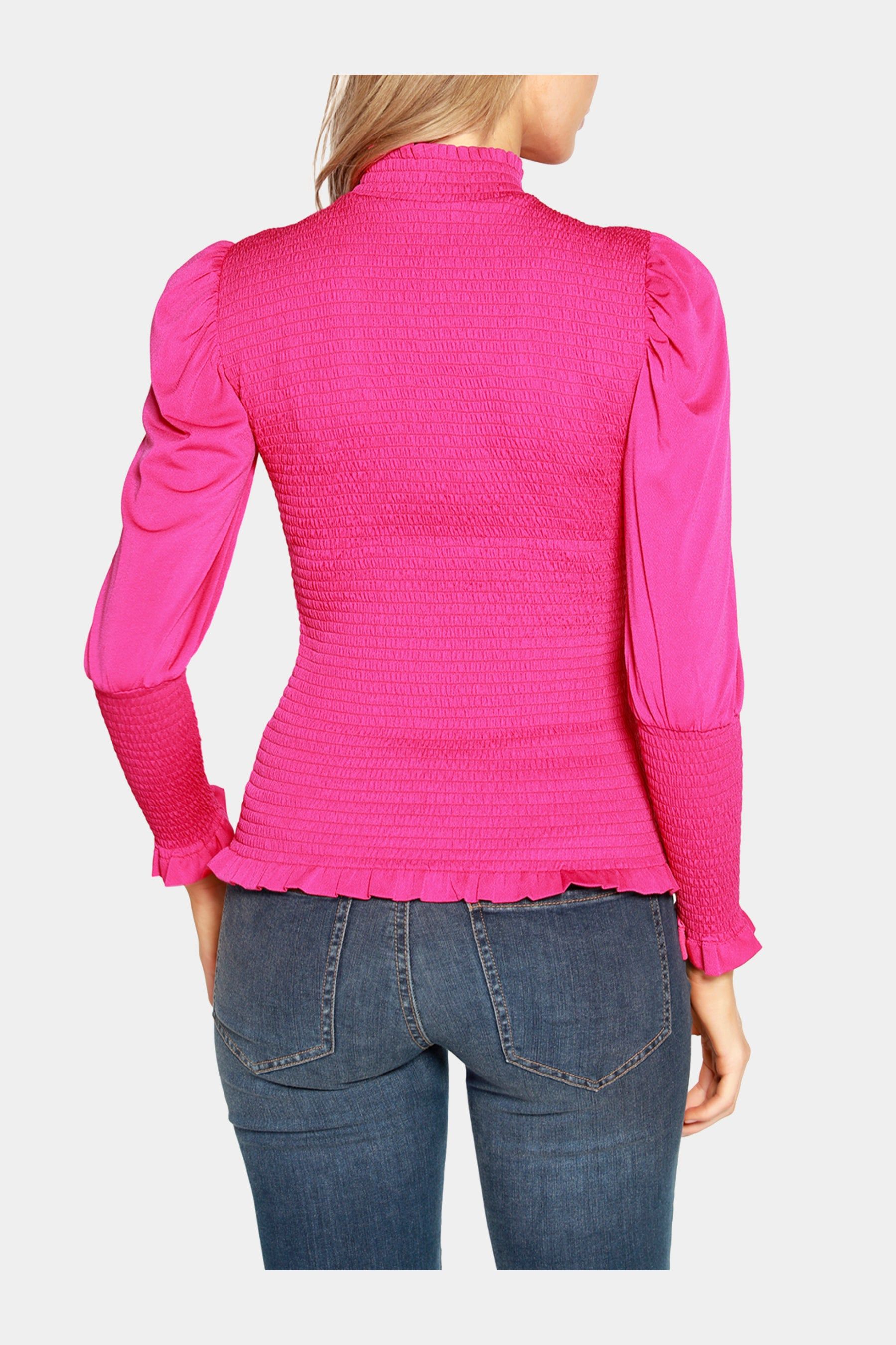 Smocked Puff Sleeve Top sold by Lord & Taylor product image thumbnail 3