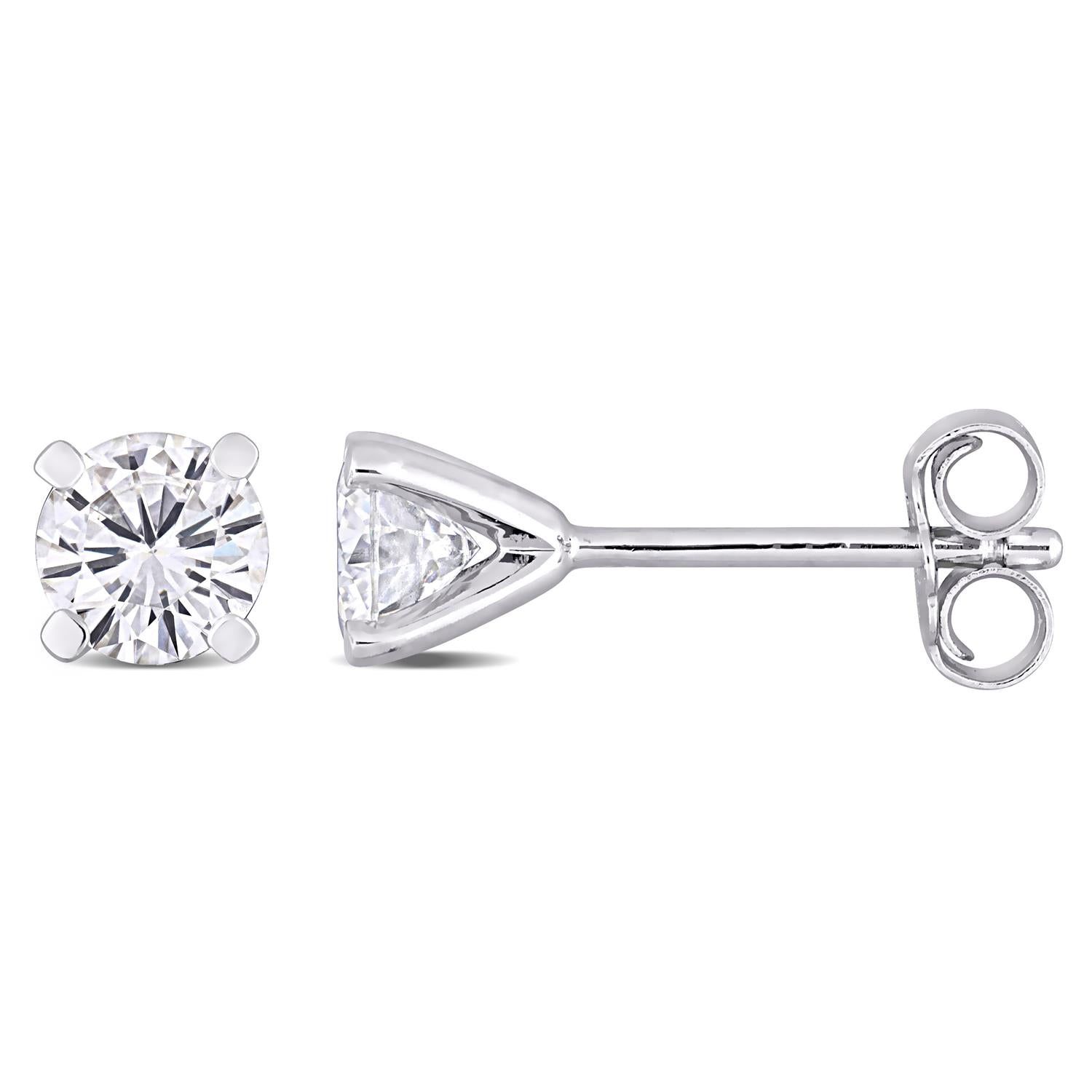 Moissanite Solitaire Earrings sold by Lord & Taylor