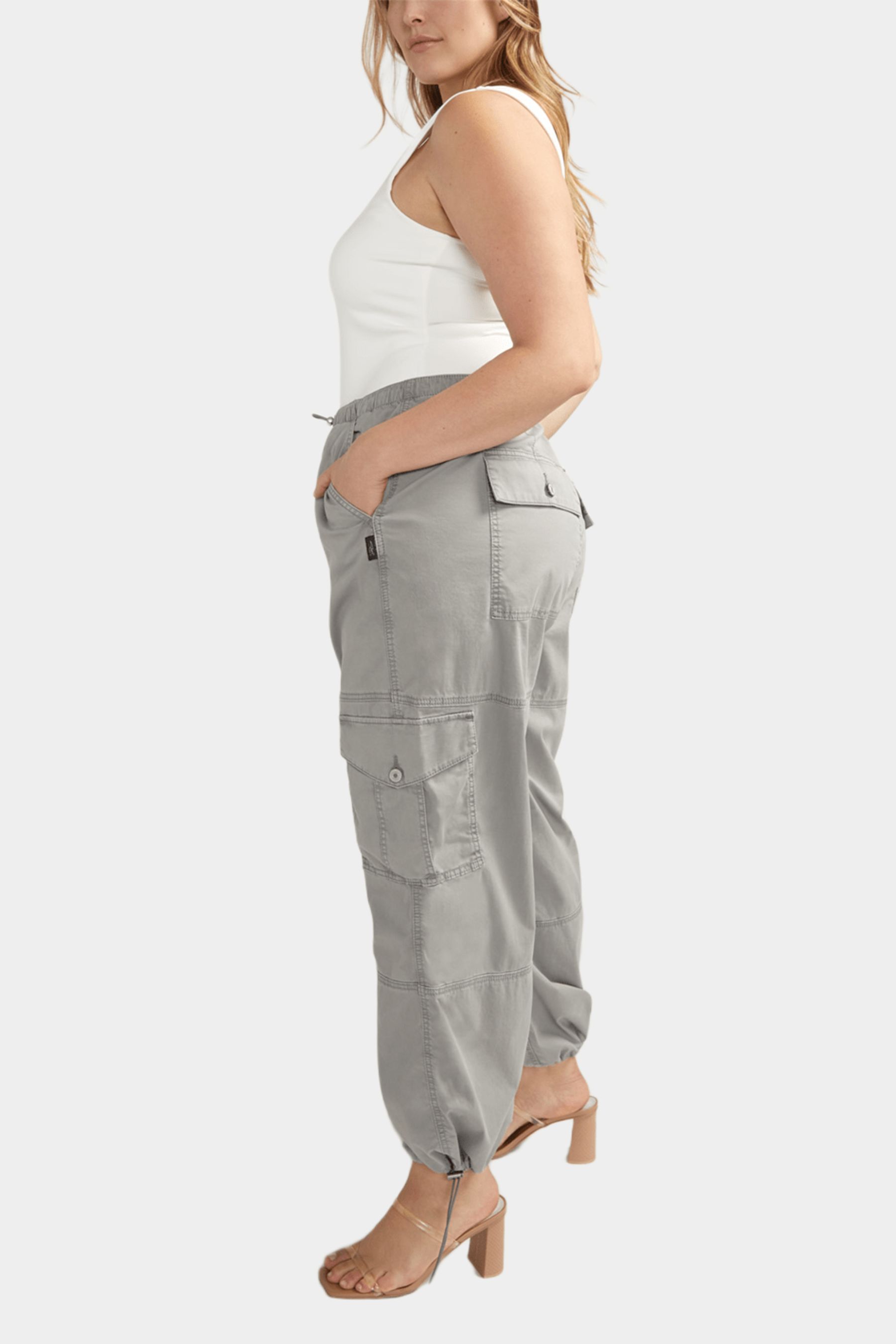Plus Size Parachute Cargo Pant sold by Lord & Taylor product image thumbnail 4