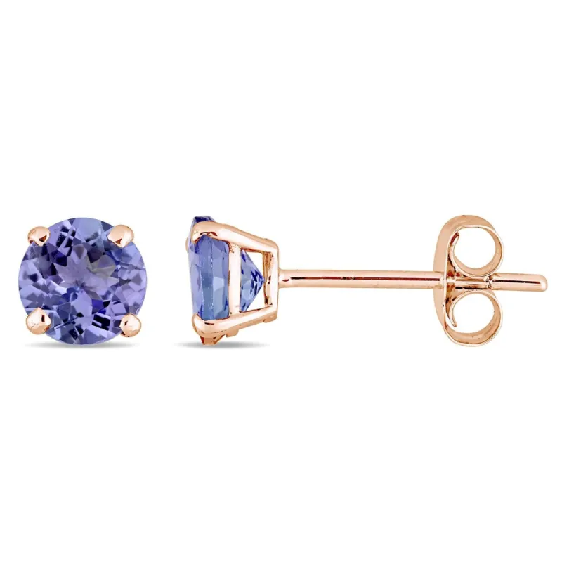 14k Rose Gold Tanzanite Earrings sold by Lord & Taylor