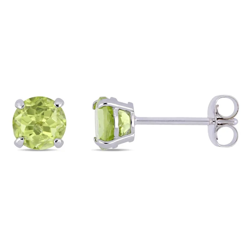 14k White Gold Peridot Earrings sold by Lord & Taylor