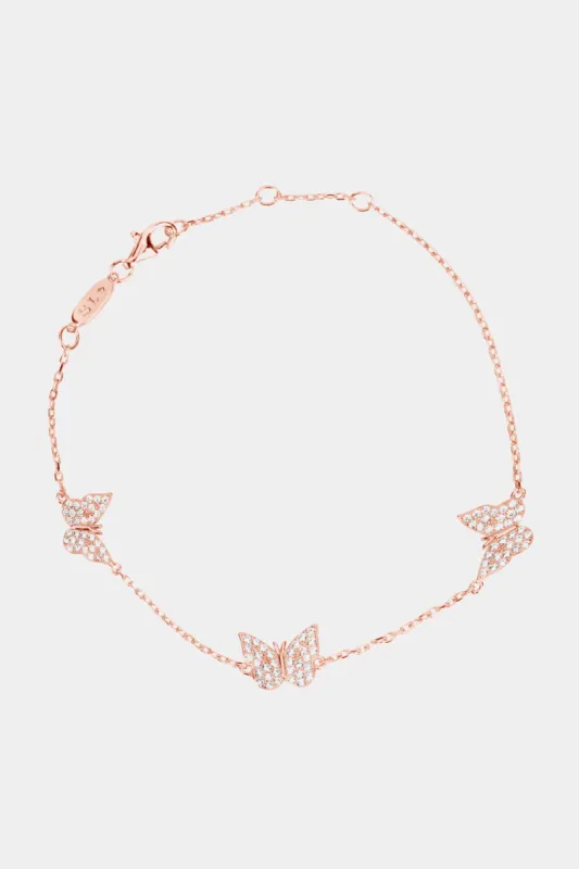 Sterling Silver Cubic Zirconia Butterfly Bracelet sold by Lord & Taylor