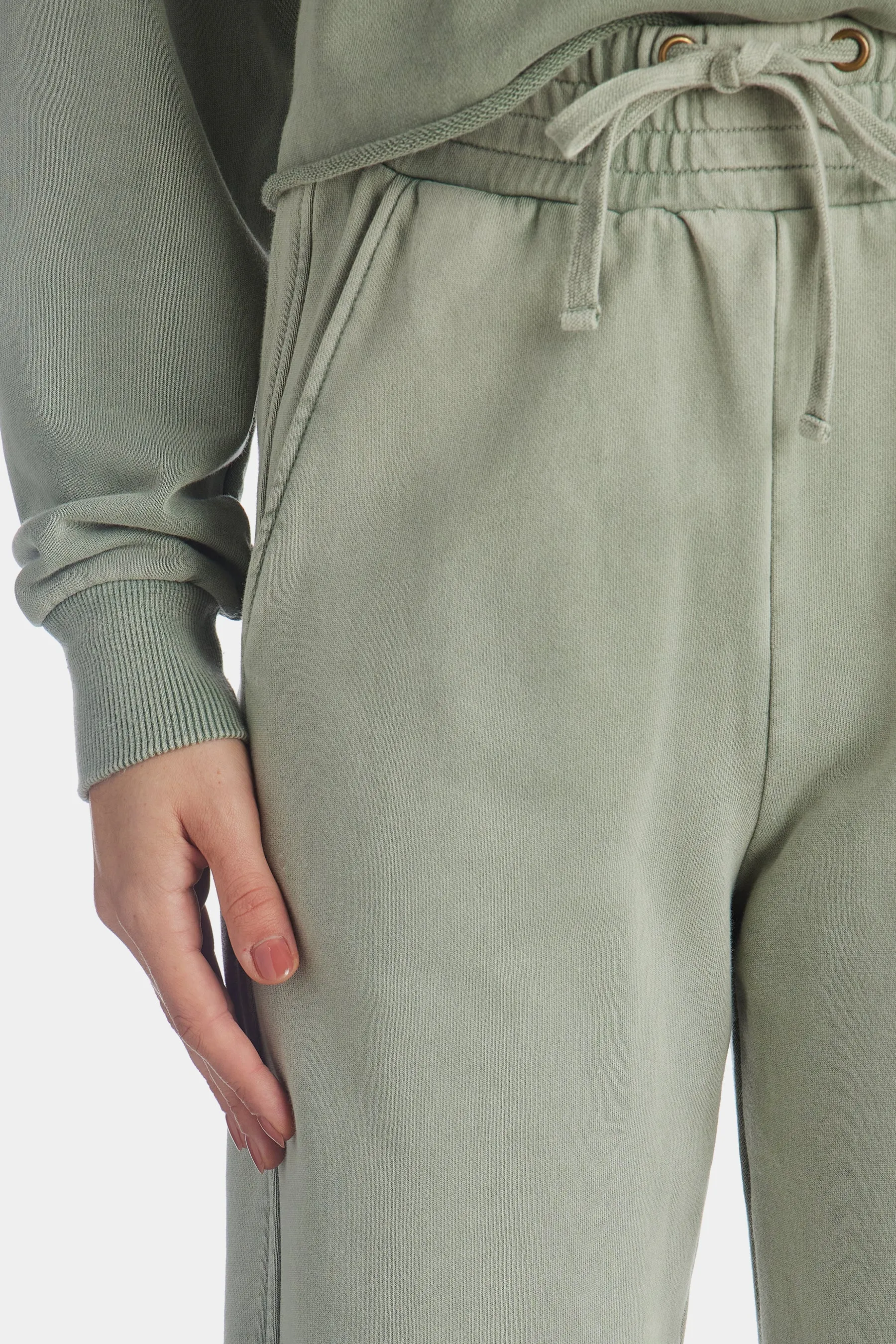 Premium Terry Raw Edge Sweatpants sold by Lord & Taylor product image thumbnail 4
