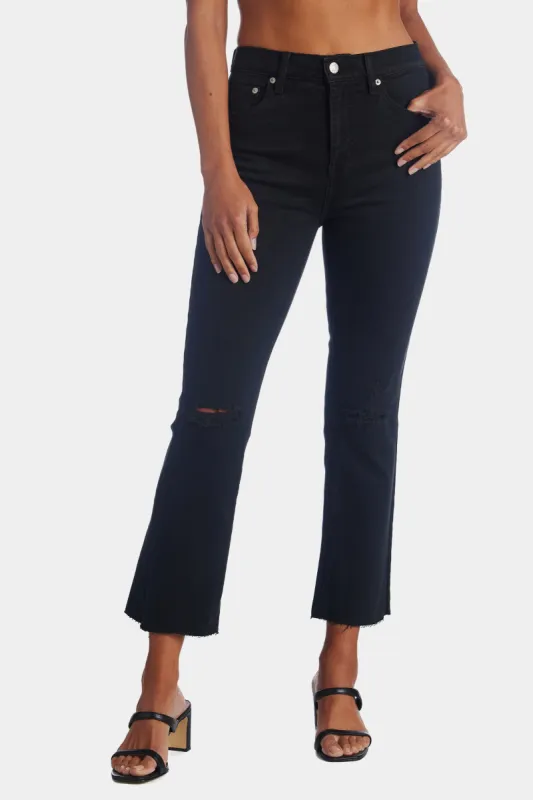 Shy Girl High Rise Crop Flare Leg Jeans sold by Lord & Taylor