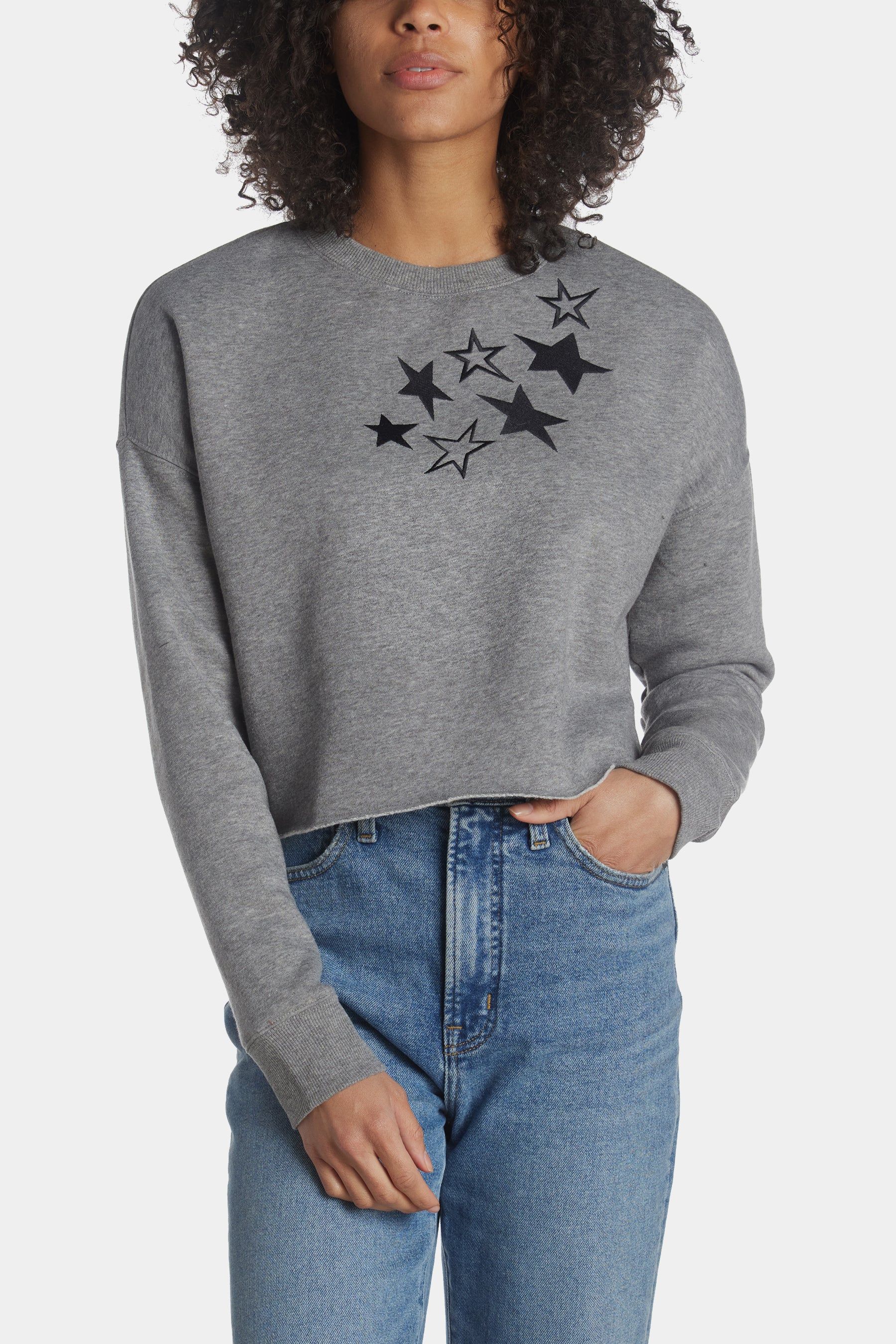 Embroidered Star Fleece Sweatshirt sold by Lord & Taylor product image thumbnail 12