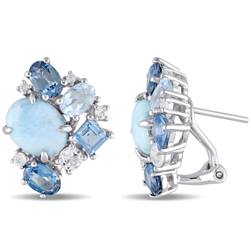 Multicolor Topaz Gemstone Earrings sold by Lord & Taylor