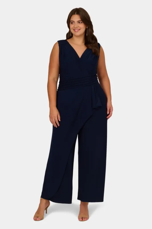Pintuck Jersey Jumpsuit sold by Lord & Taylor