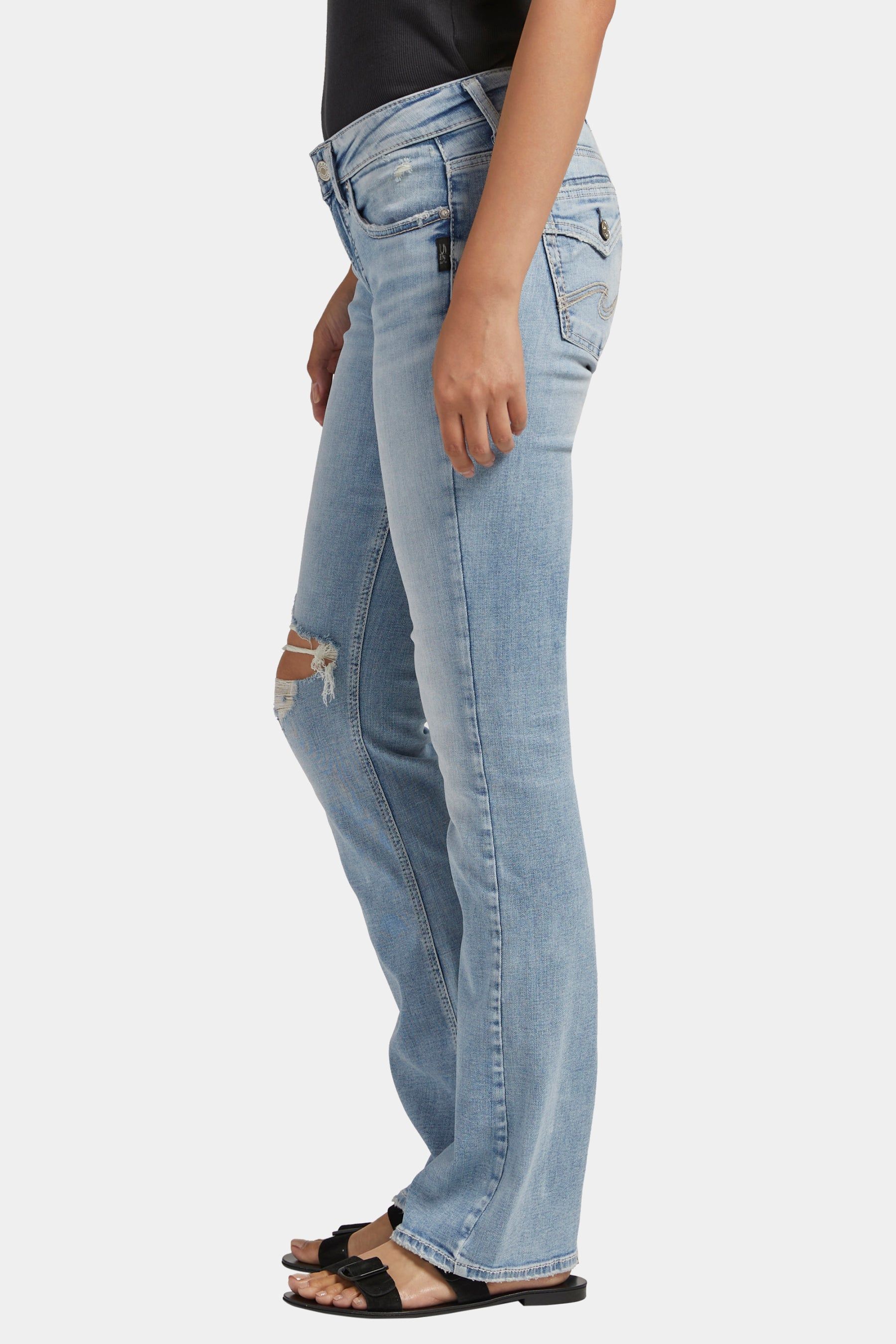 Low-Rise Slim Bootcut Jeans sold by Lord & Taylor product image thumbnail 3