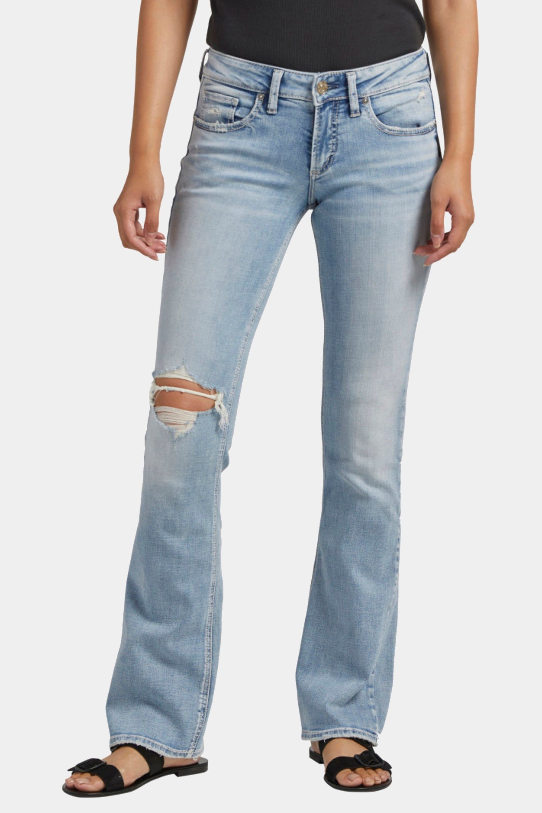 Low-Rise Slim Bootcut Jeans sold by Lord & Taylor