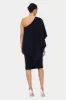 Scuba One Shoulder Cape Midi Dress sold by Lord & Taylor