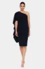 Scuba One Shoulder Cape Midi Dress sold by Lord & Taylor