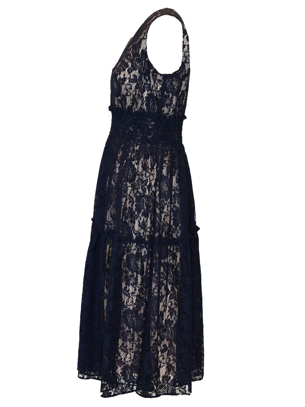 Floral Lace Tiered Midi Dress sold by Lord & Taylor product image thumbnail 2
