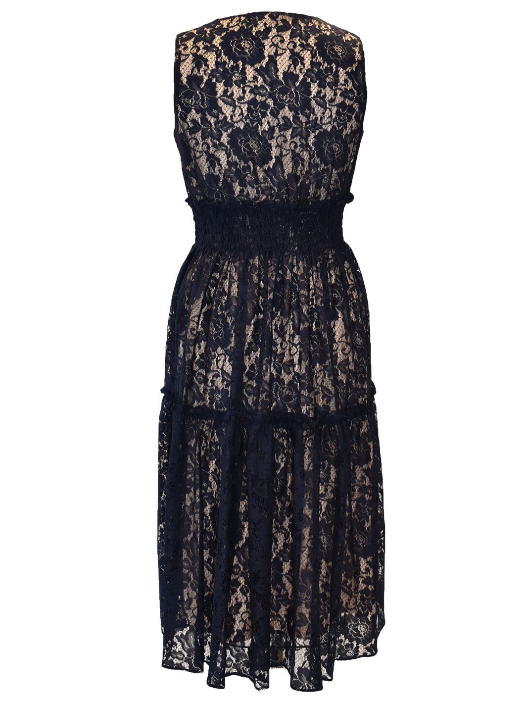 Floral Lace Tiered Midi Dress sold by Lord & Taylor product image thumbnail 3