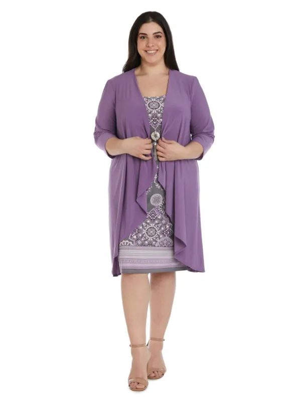 Two-Piece Puff Print Jacket Dress sold by Lord & Taylor