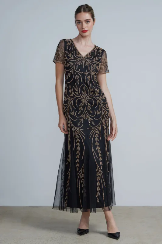 Long Beaded Dress sold by Lord & Taylor