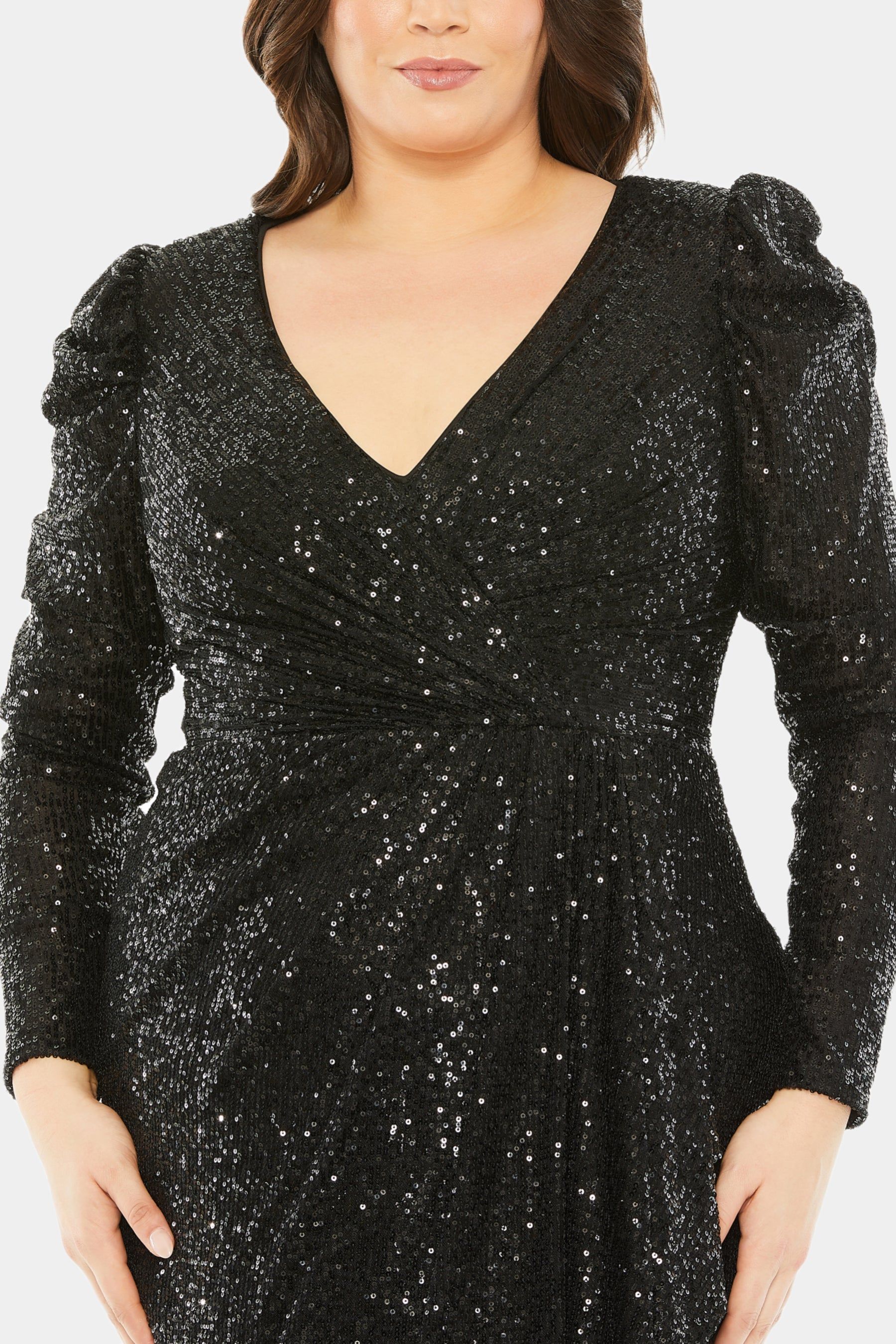 Princess Long Sleeve Sequin Dress sold by Lord & Taylor product image thumbnail 2
