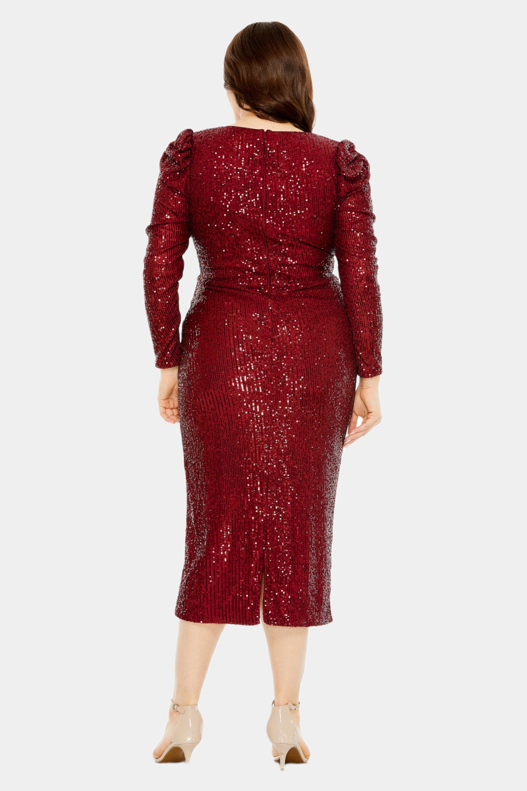 Princess Long Sleeve Sequin Dress sold by Lord & Taylor product image thumbnail 6