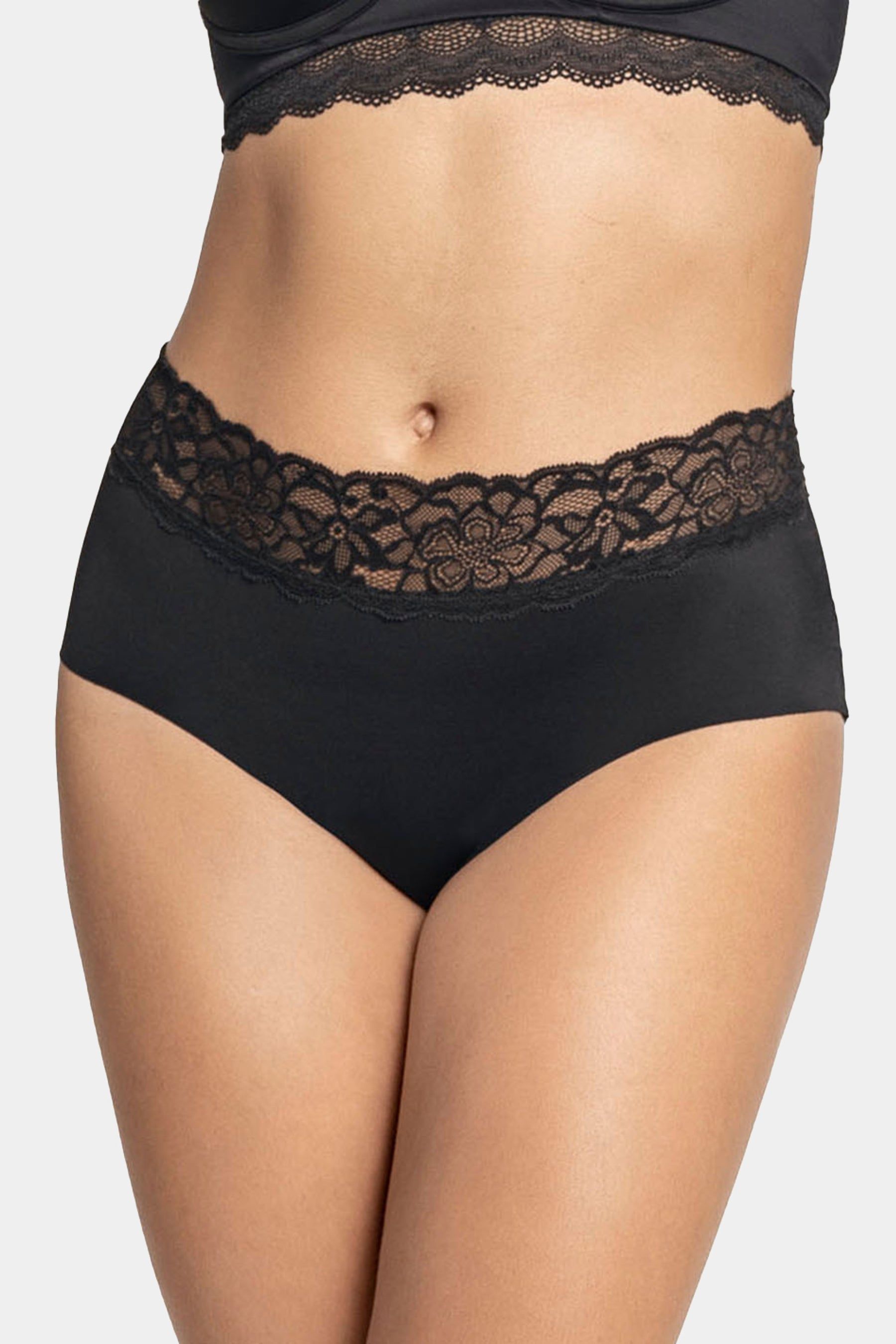 Ultra Light Lace Trim Hipster Panty sold by Lord & Taylor product image thumbnail 4