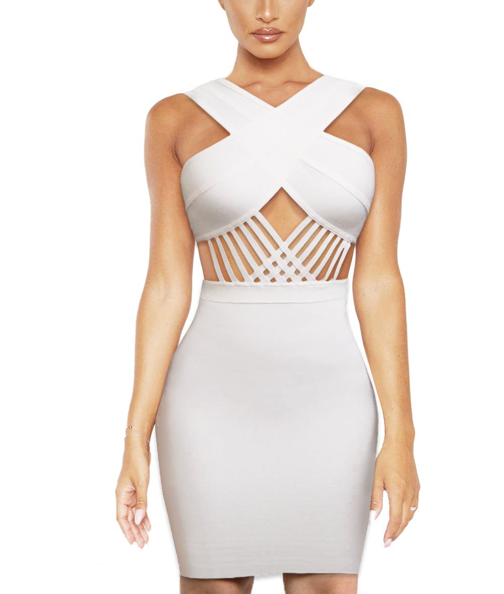 Cross Strap Bodycon Bandage Dress sold by Lord & Taylor product image thumbnail 21
