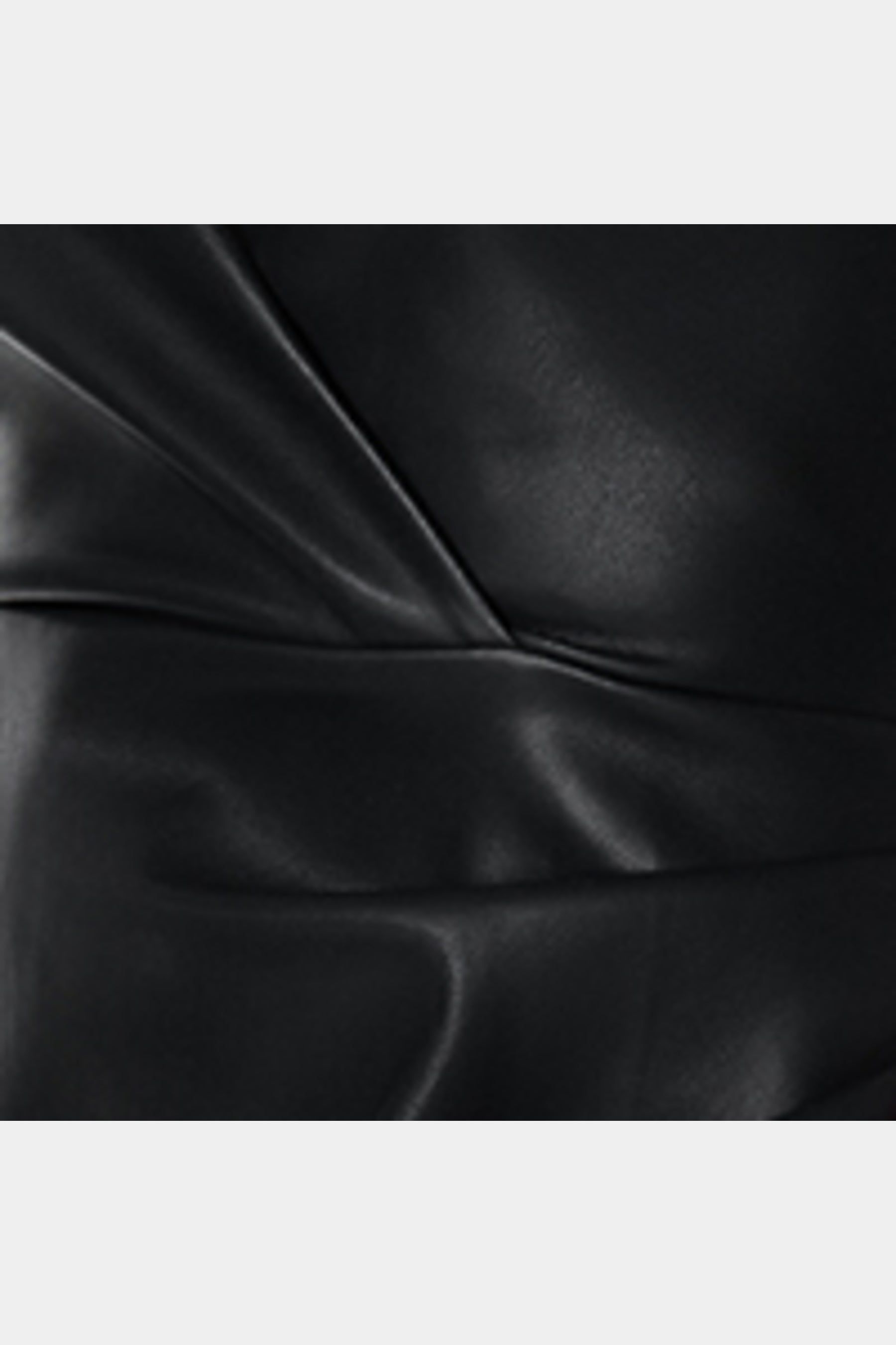 Faux Leather Asymmetrical Dress sold by Lord & Taylor product image thumbnail 3