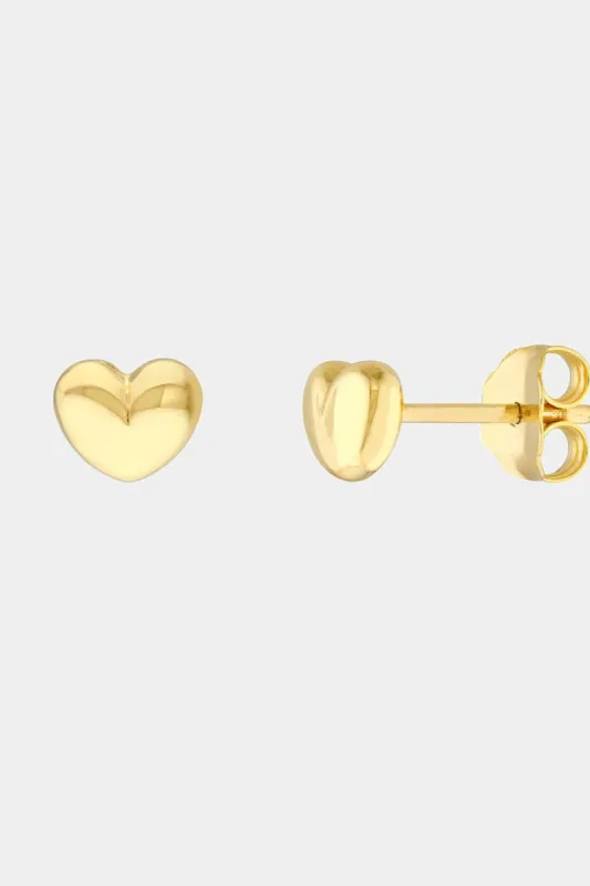 Puffy Heart Stud Earrings sold by Lord & Taylor