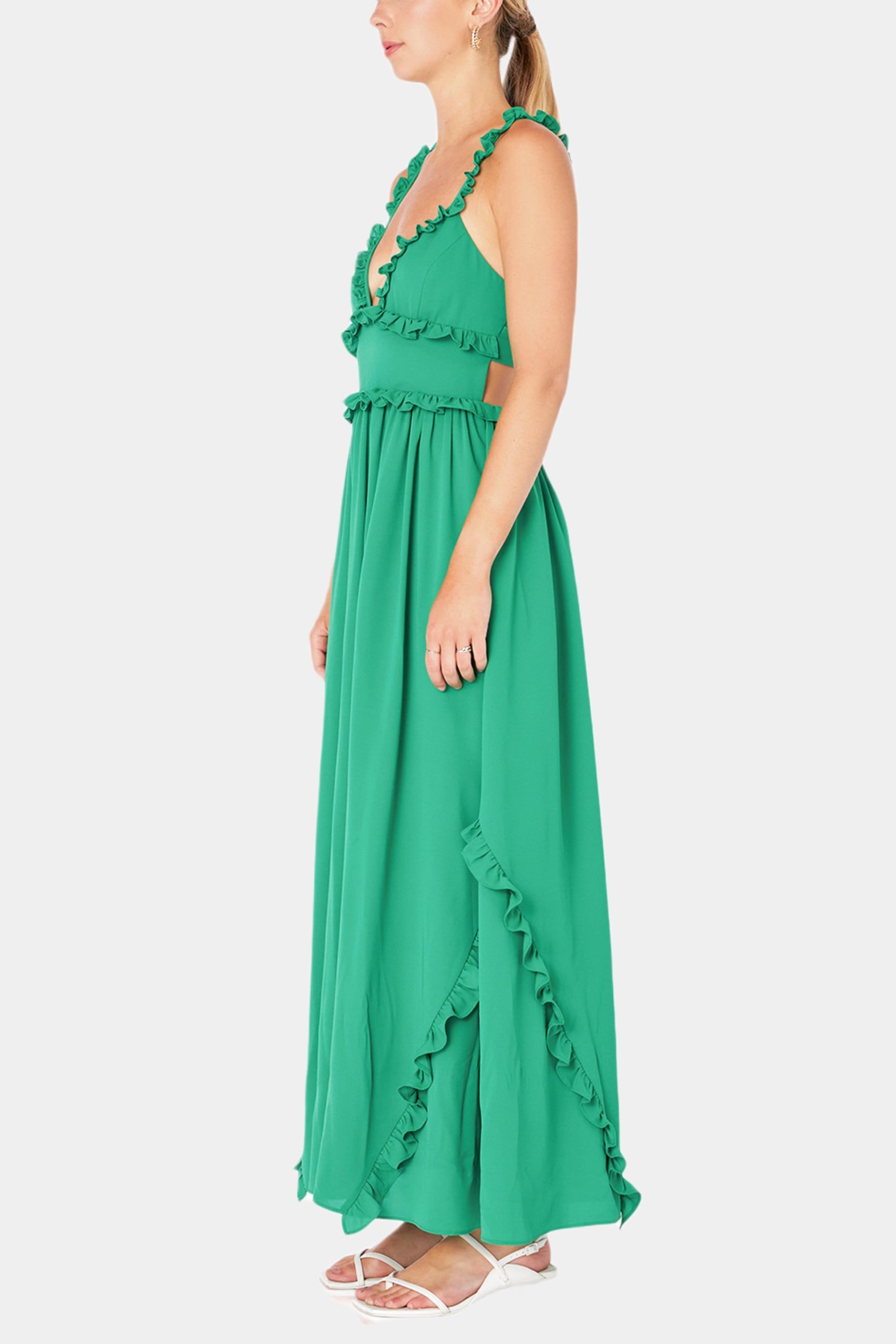 Open Back Maxi Dress sold by Lord & Taylor product image thumbnail 4