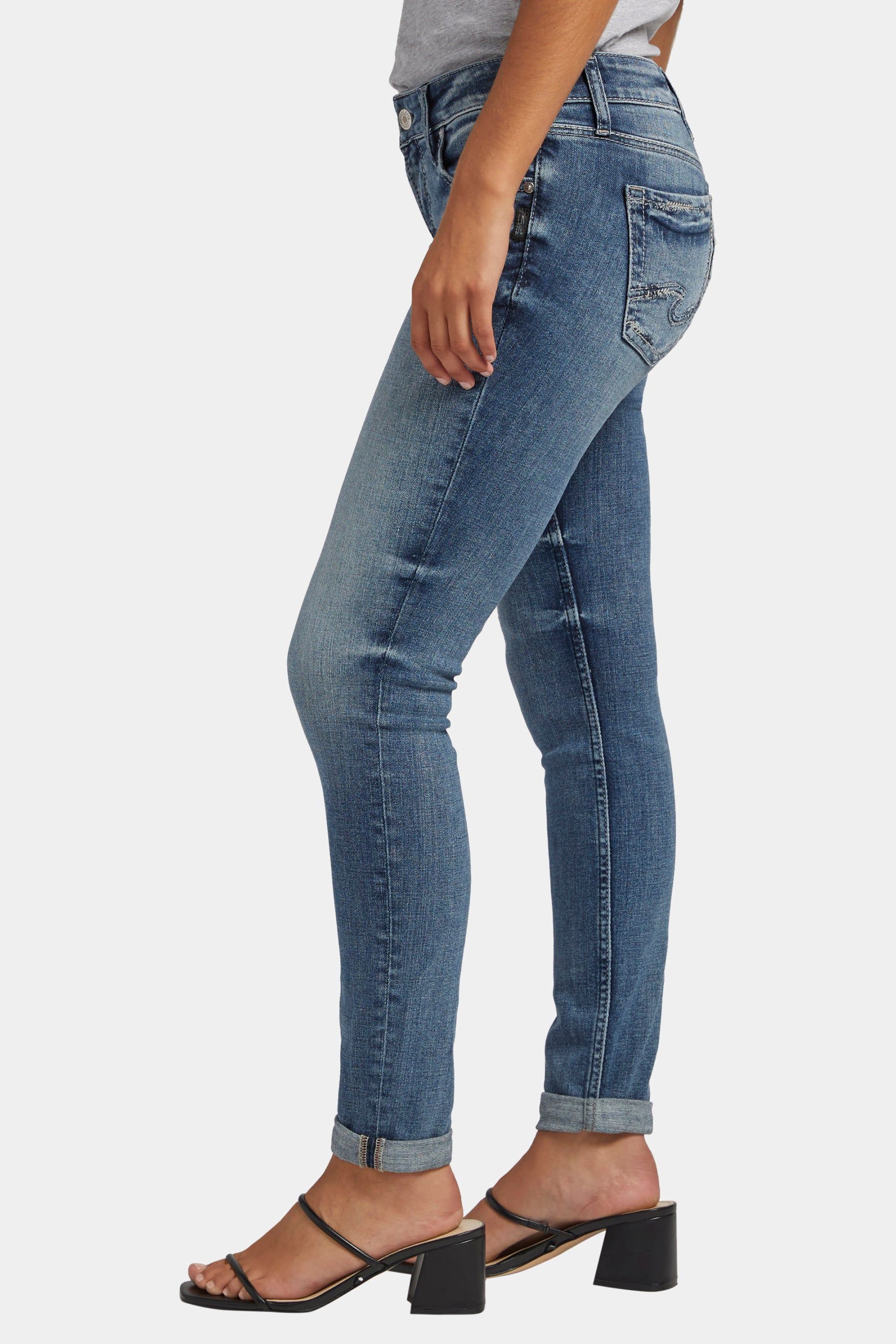 Girlfriend Mid-Rise Slim Leg Jeans sold by Lord & Taylor product image thumbnail 3