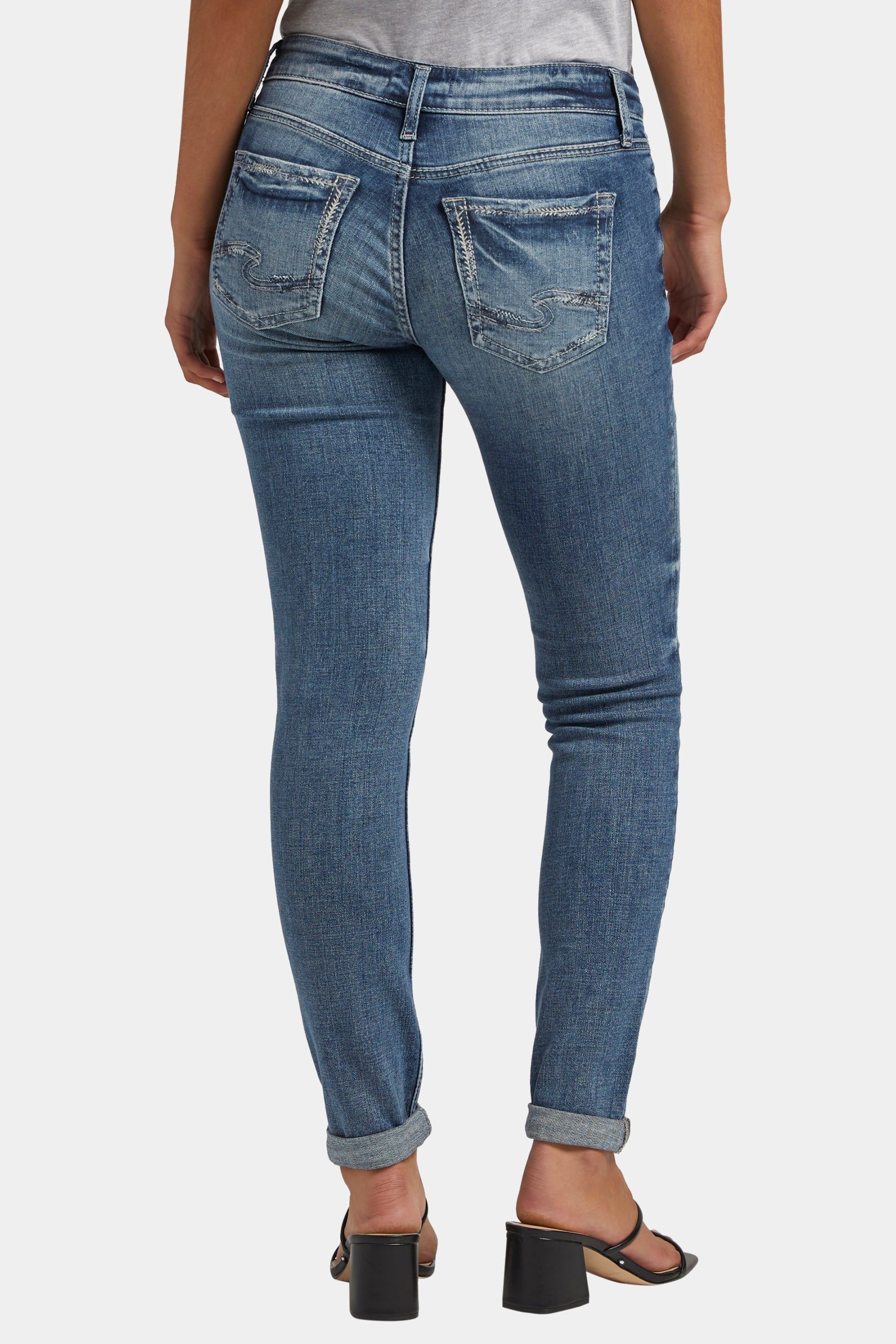 Girlfriend Mid-Rise Slim Leg Jeans sold by Lord & Taylor product image thumbnail 2