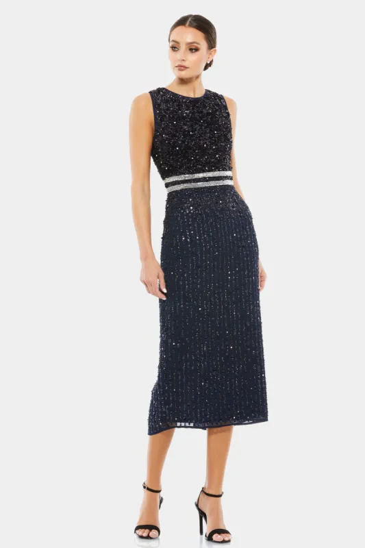 High Neck Midi Sheath Dress sold by Lord & Taylor