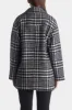 Oversized Wool Blend Plaid Houndstooth Coat sold by Lord & Taylor