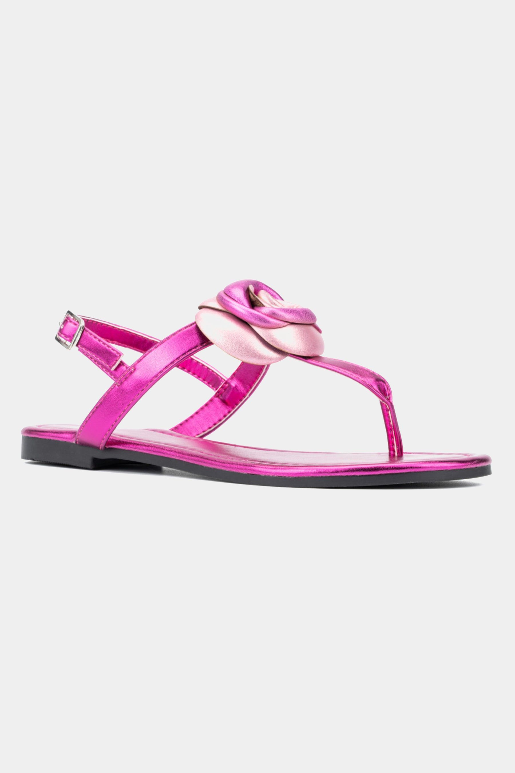 Rosette T-Strap Sandal sold by Lord & Taylor product image thumbnail 3