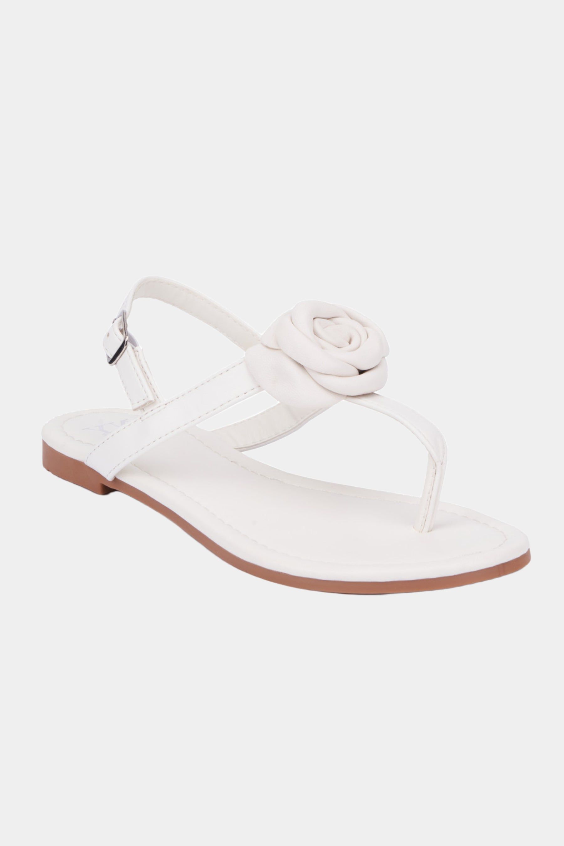 Rosette T-Strap Sandal sold by Lord & Taylor