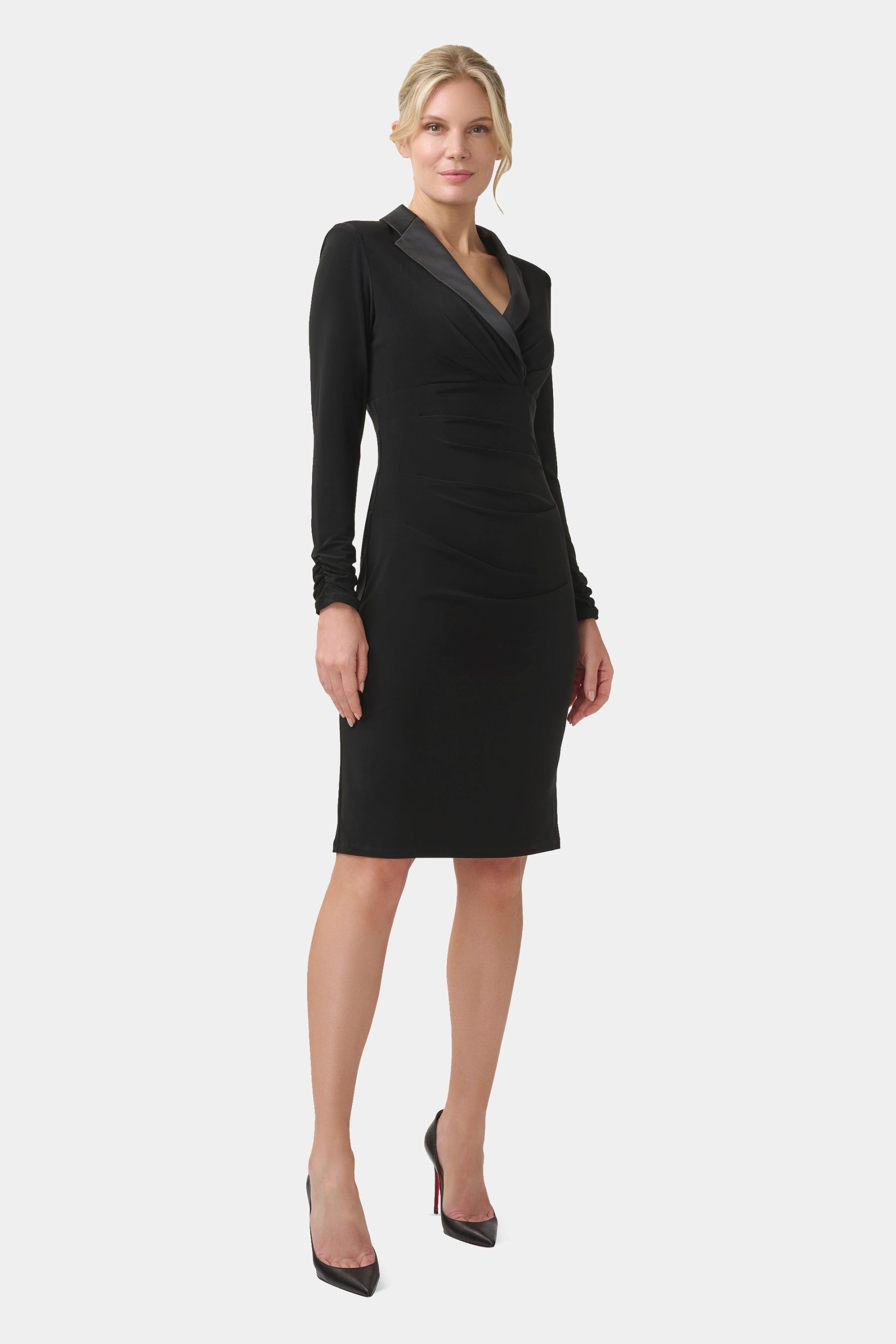 Jersey Tuxedo Dress sold by Lord & Taylor
