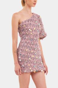 One Shoulder Sequin Mini Dress sold by Lord & Taylor