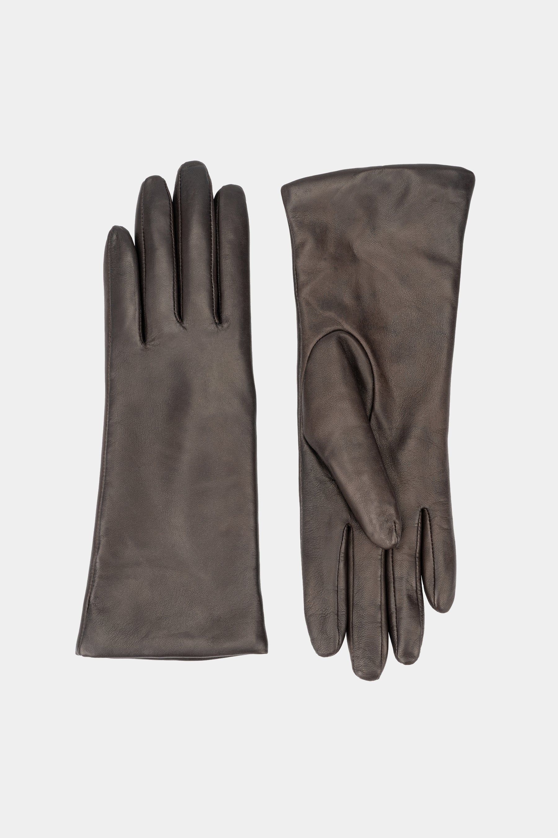 Cashmere lined leather gloves sold by Lord & Taylor product image thumbnail 4