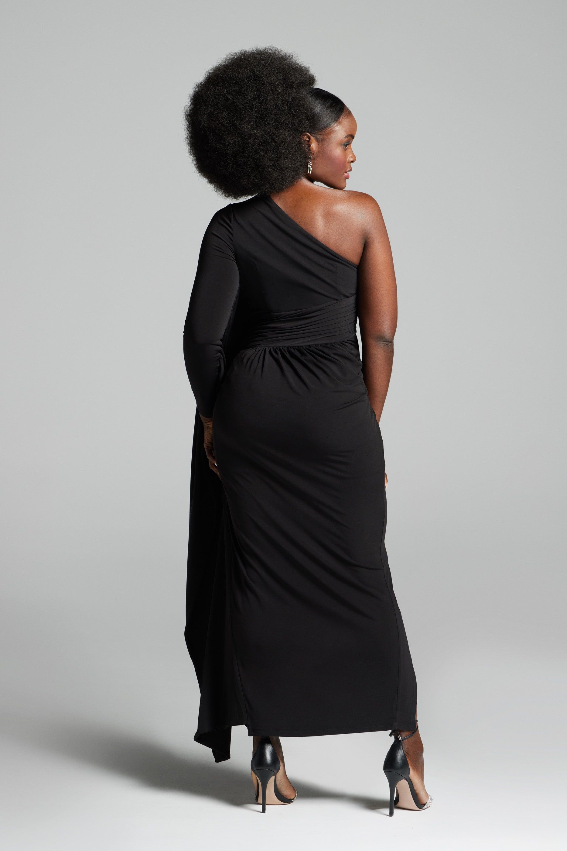 One Shoulder Ruched Dress sold by Lord & Taylor product image thumbnail 2