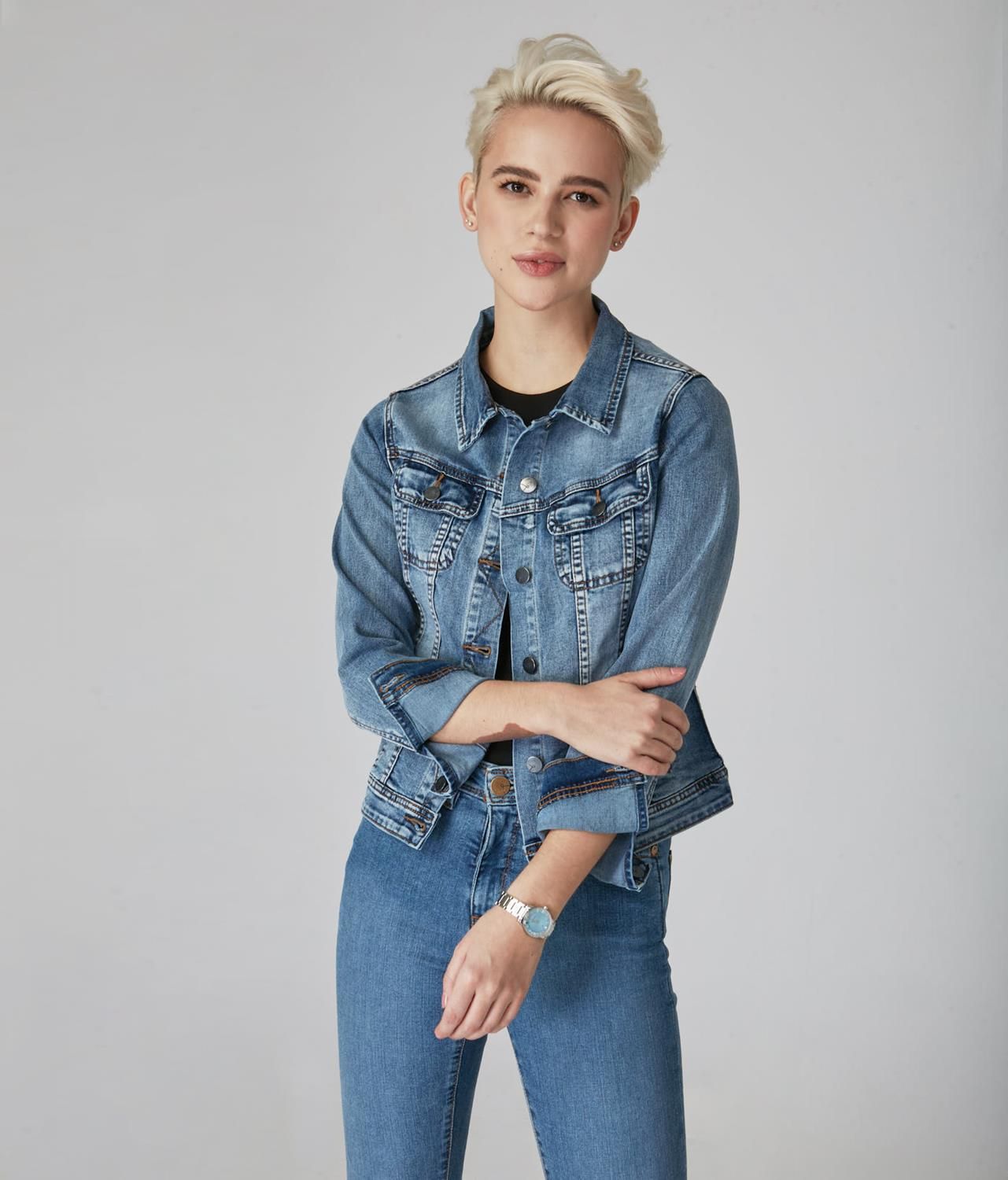 Denim Jacket sold by Lord & Taylor product image thumbnail 6