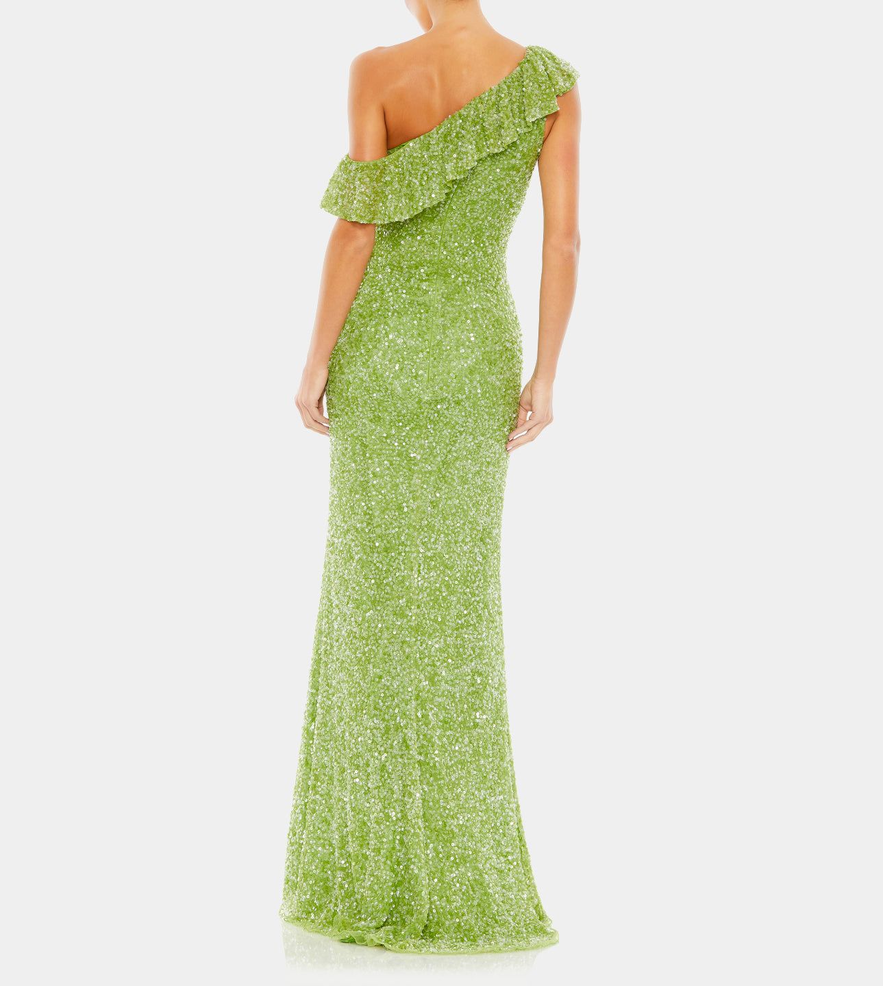 Sequined Drop Shoulder Trumpet Gown sold by Lord & Taylor product image thumbnail 3
