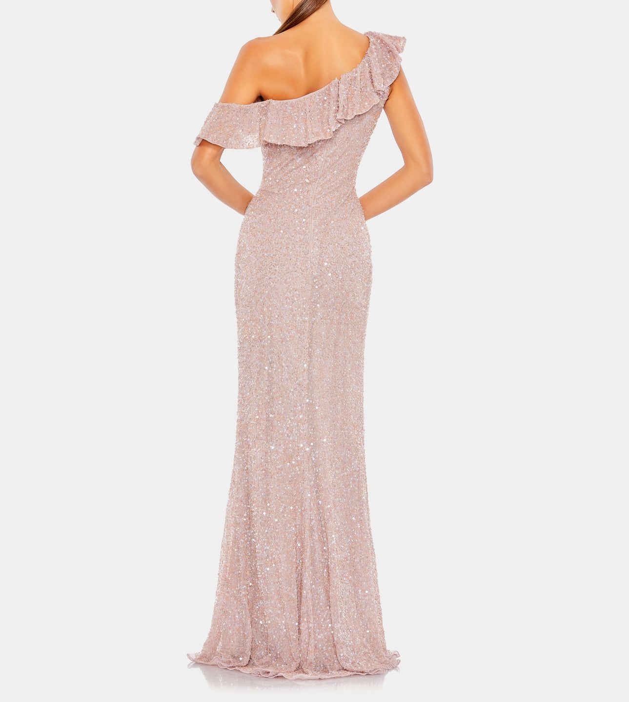 Sequined Drop Shoulder Trumpet Gown sold by Lord & Taylor product image thumbnail 8