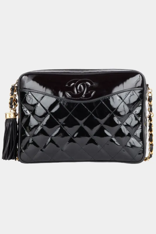 Patent CC Tassel Camera Bag sold by Lord & Taylor
