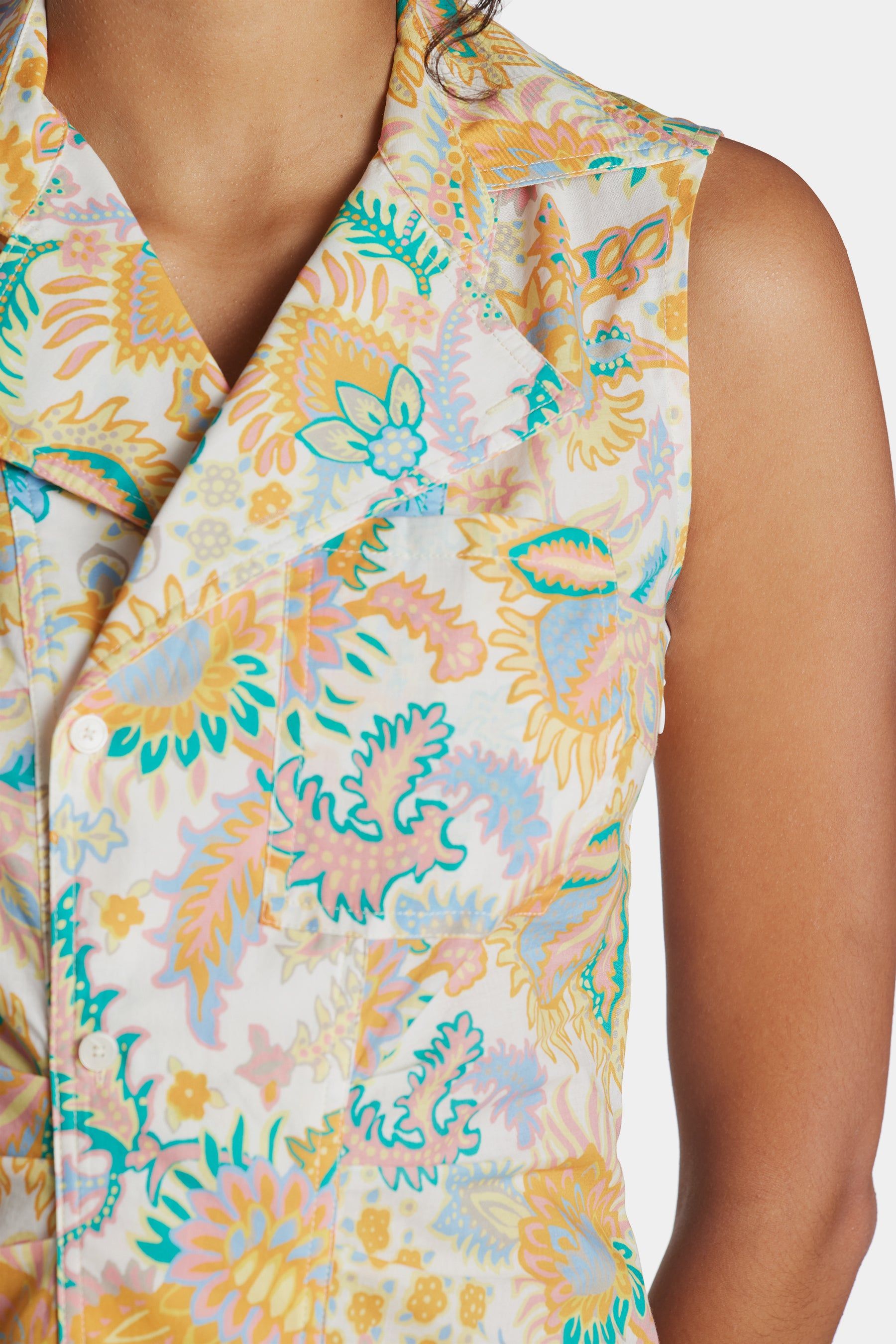 Satina Sleeveless Shirt Dress sold by Lord & Taylor product image thumbnail 5