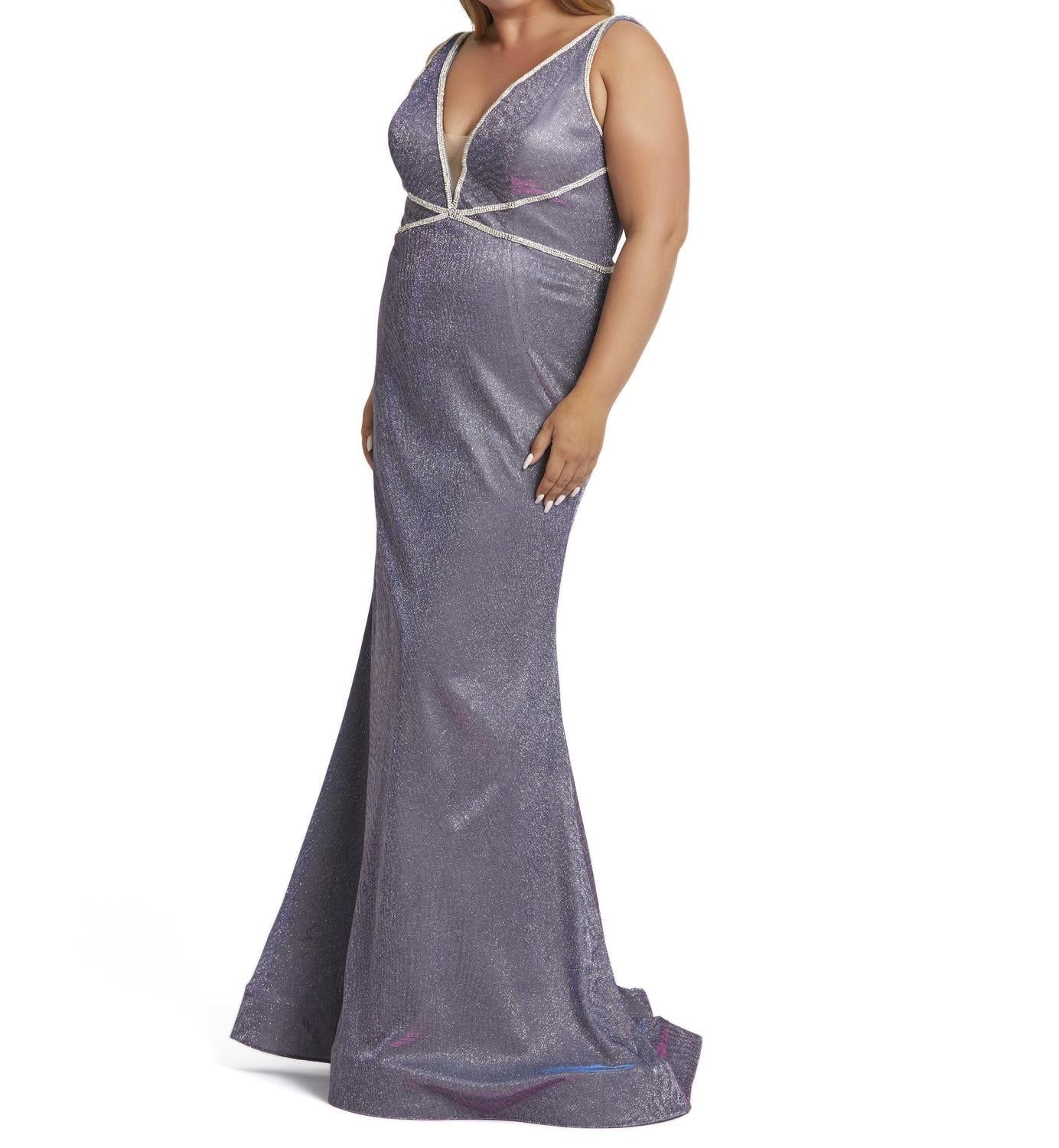 Metallic Gown sold by Lord & Taylor