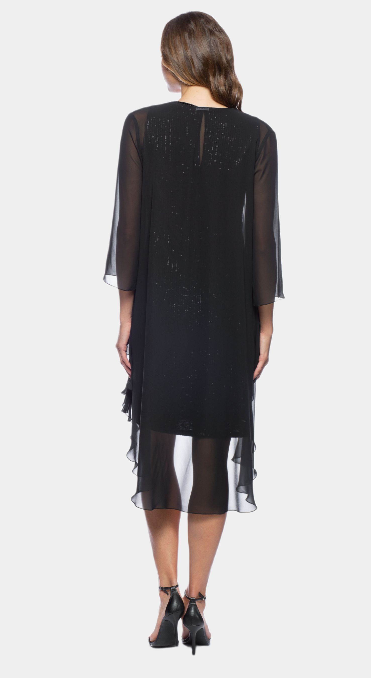 Keyhole Neck Velvet Dress sold by Lord & Taylor product image thumbnail 3