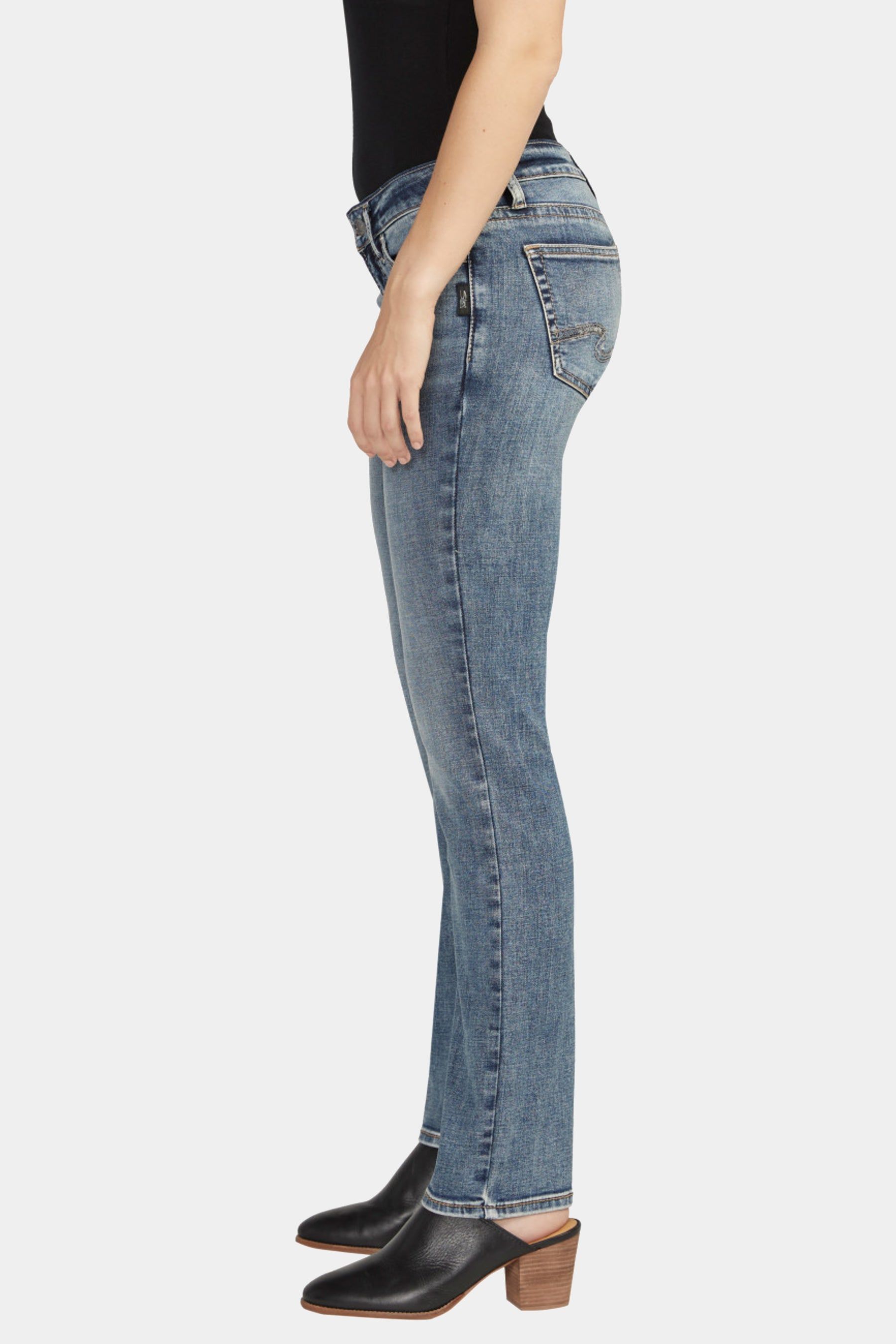 Tuesday Low Rise Straight Leg Jeans sold by Lord & Taylor product image thumbnail 2